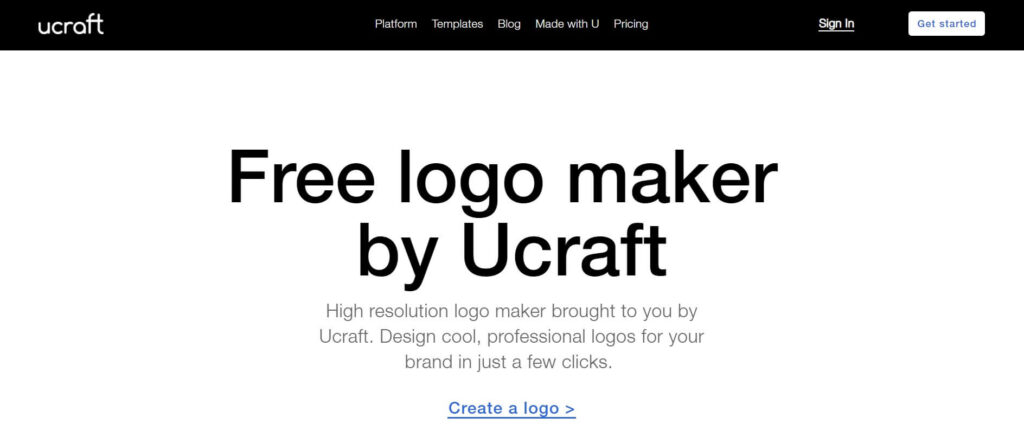 Ucraft平台Logo製作